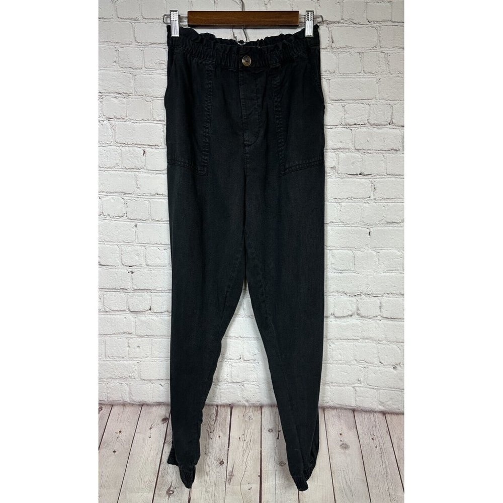 H&M Pants XS Womens High Rise Lyocell Trousers Joggers casual comfort pants sz 2